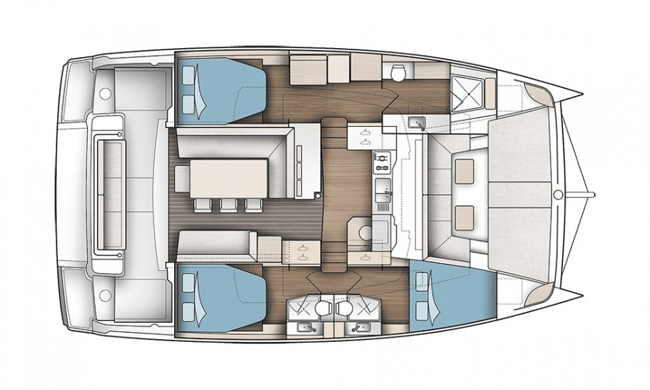 Bali 4.1 - Yacht Charter Sailica