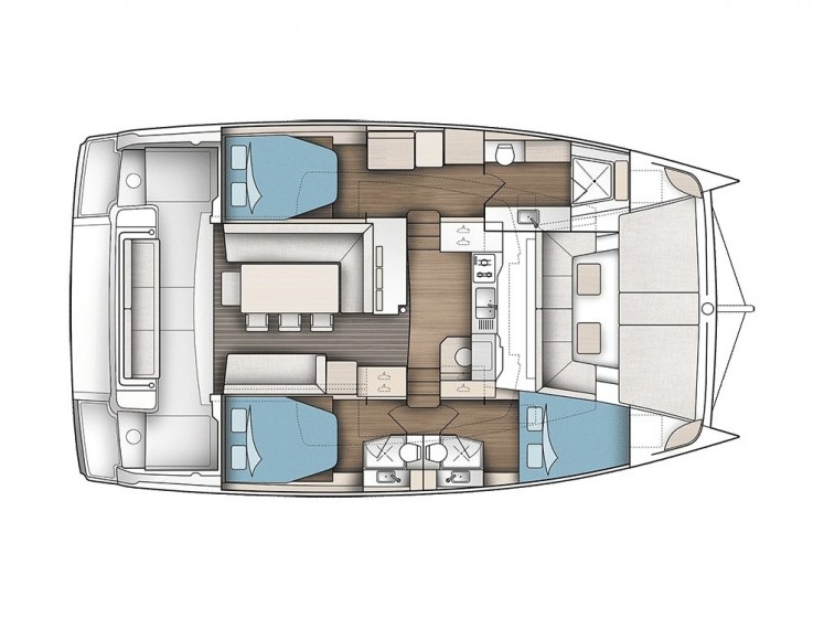 Bali 4.1 - Yacht Charter Sailica