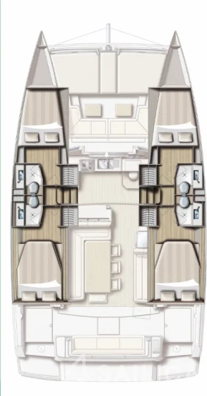 Bali 4.1 - Yacht Charter Sailica