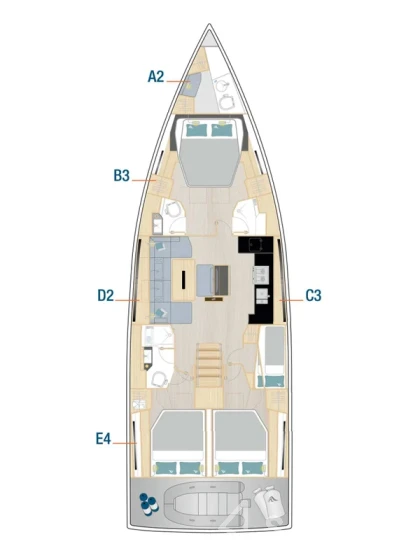 Hanse 510 - Yacht Charter Sailica