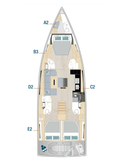 Hanse 510 - Yacht Charter Sailica