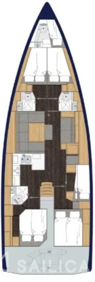 Bavaria C50 Style - 3 + 1 cab. - Yacht Charter Sailica