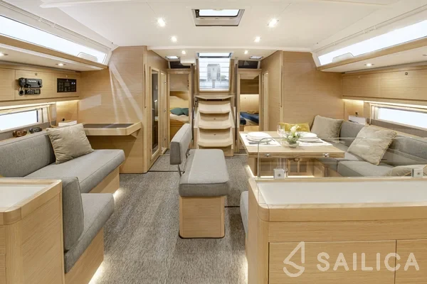 Dufour 530 Smart Electric 6 + 1 cab. - Yacht Charter Sailica