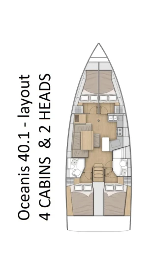 Oceanis 40.1 - Yacht Charter Sailica