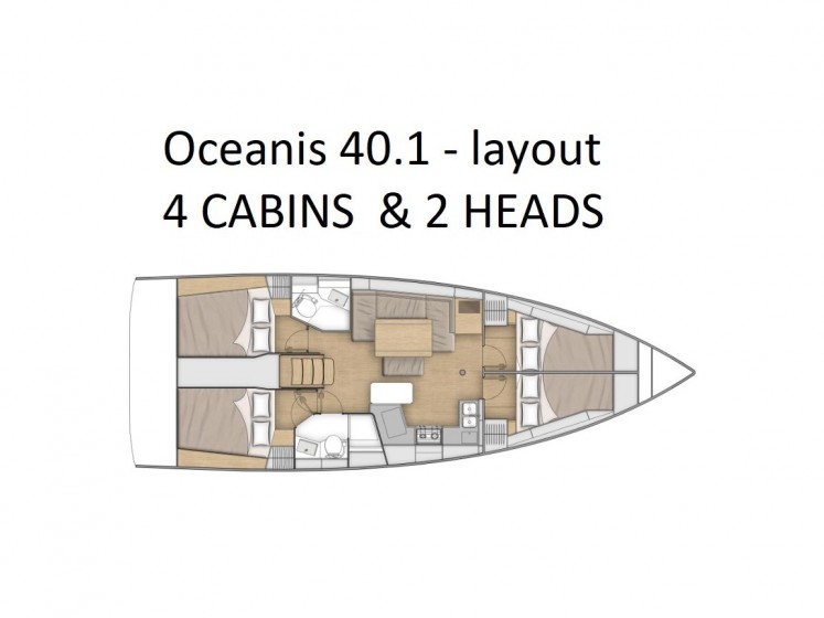 Oceanis 40.1 - Yacht Charter Sailica