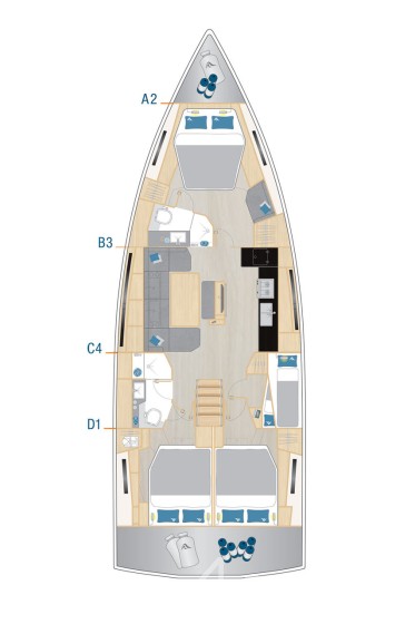 Hanse 460 - Yacht Charter Sailica