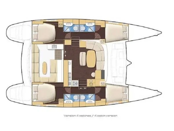Lagoon 450  Flybridge - Yacht Charter Sailica
