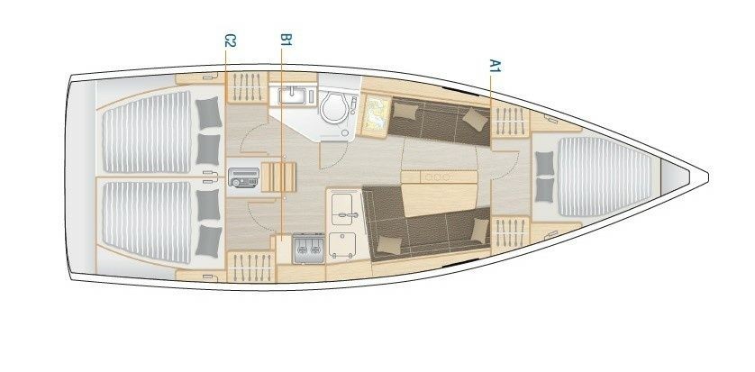 Hanse 348 - Yacht Charter Sailica