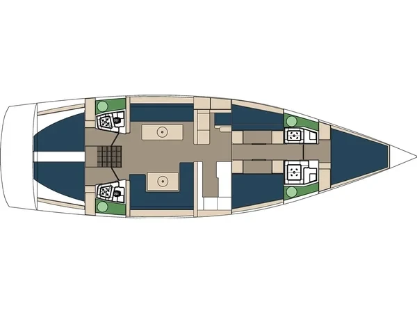 D&D Kufner 54 - Yacht Charter Sailica