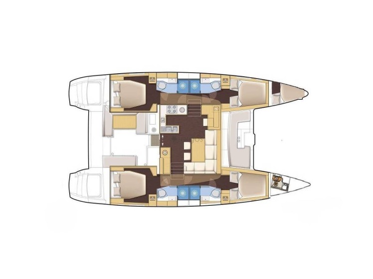 Lagoon 450  Flybridge - Yacht Charter Sailica