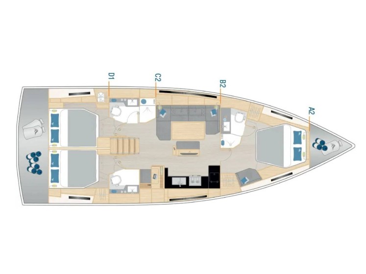 Hanse 460 - Yacht Charter Sailica