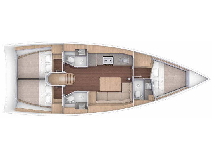 Dufour 390 Grand Large - Yacht Charter Sailica