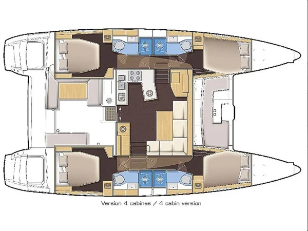Lagoon 450  Flybridge - Yacht Charter Sailica