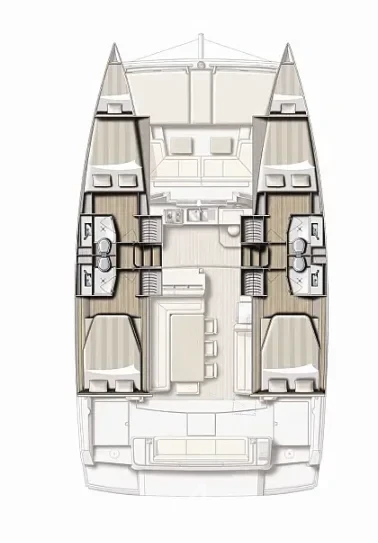Bali 4.1 - Yacht Charter Sailica