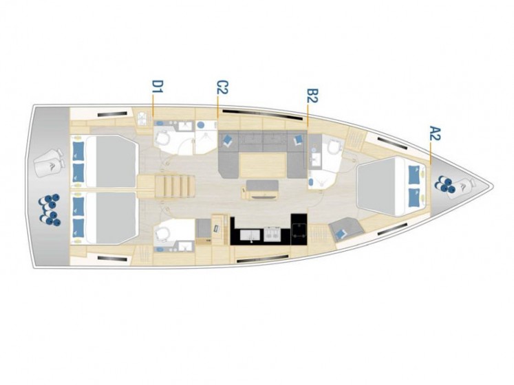 Hanse 460 - Yacht Charter Sailica