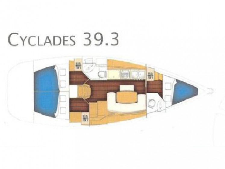 Cyclades 39.3 - Yacht Charter Sailica
