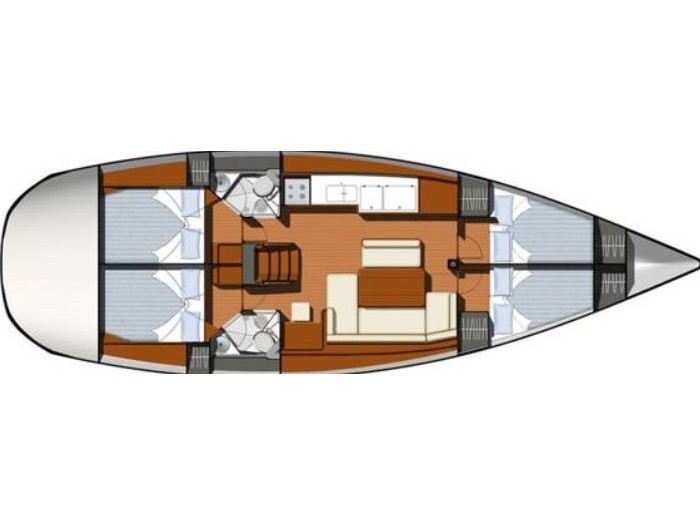 Sun Odyssey 44 i - Yacht Charter Sailica