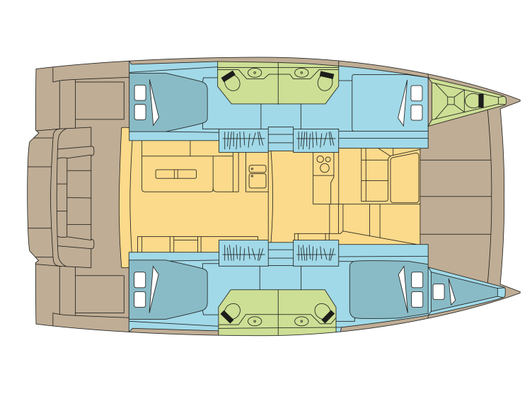 Bali 4.2 - Yacht Charter Sailica