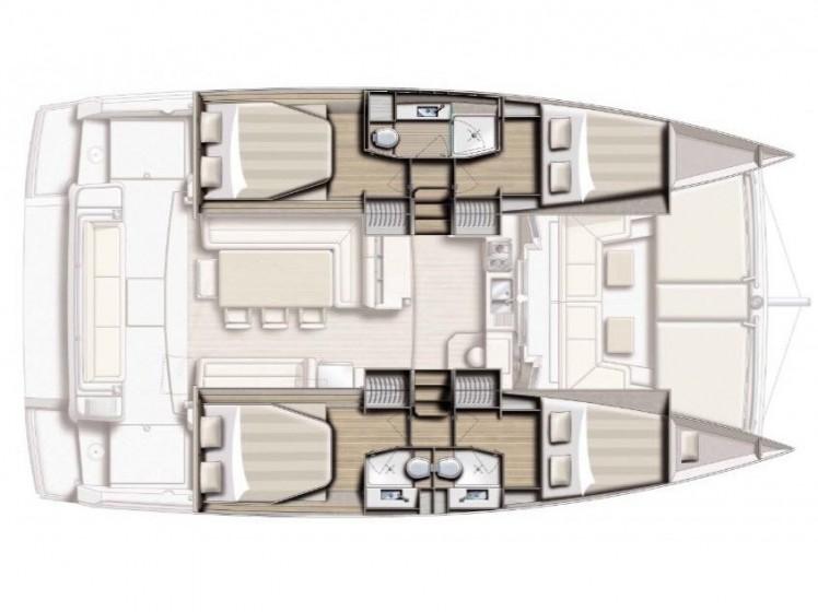 Bali 4.1 - Yacht Charter Sailica