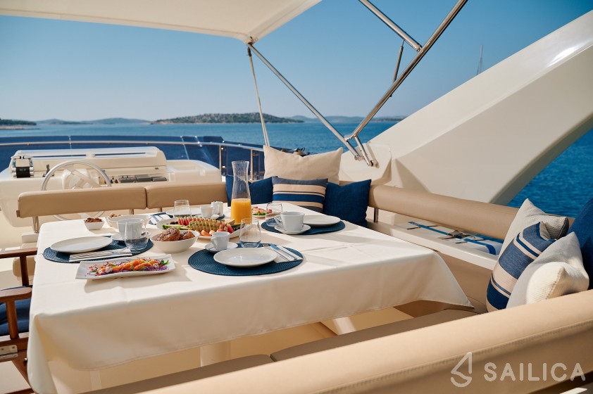 Ferretti 730 - Yacht Charter Sailica