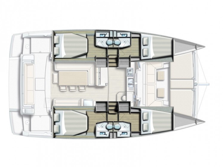 Bali 4.1 - Yacht Charter Sailica