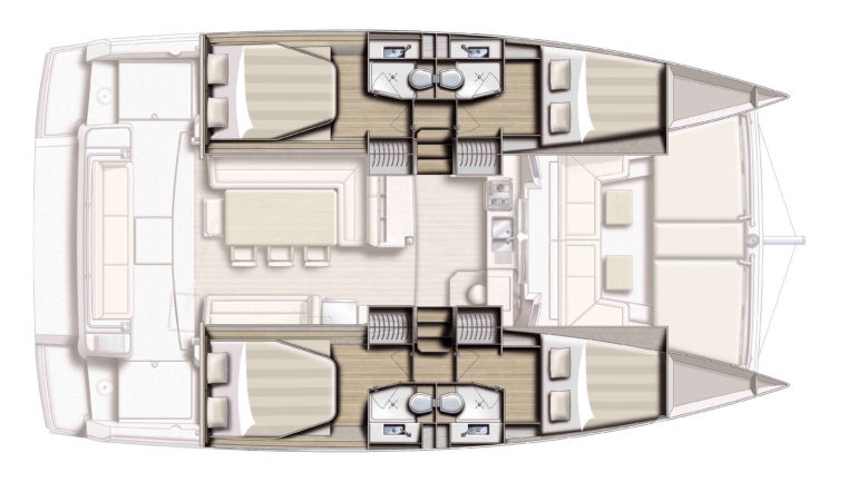 Bali 4.1 - Yacht Charter Sailica