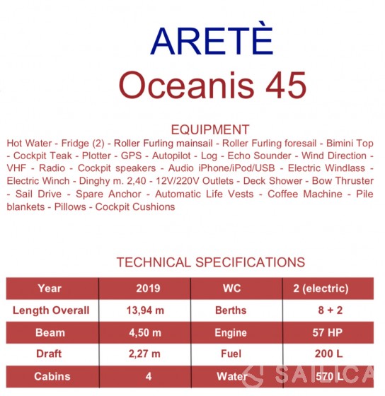 Oceanis 45 - Yacht Charter Sailica