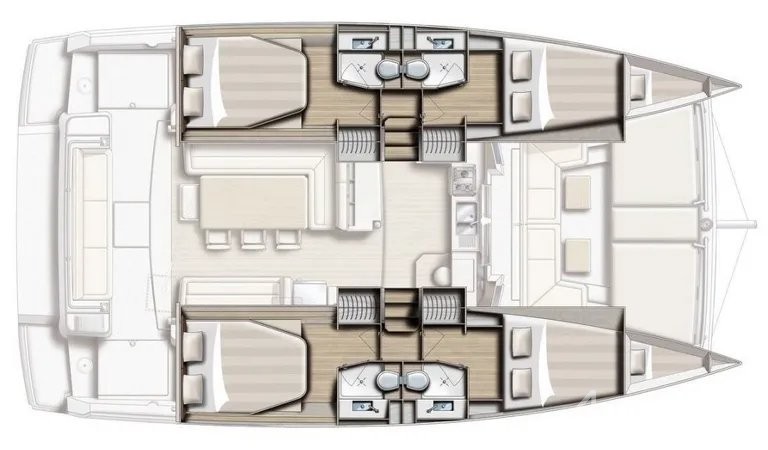 Bali 4.1 - Yacht Charter Sailica