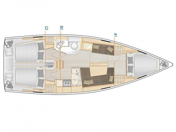 Hanse 388 - Yacht Charter Sailica