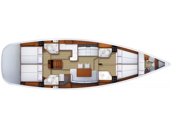 Jeanneau 53 - Yacht Charter Sailica