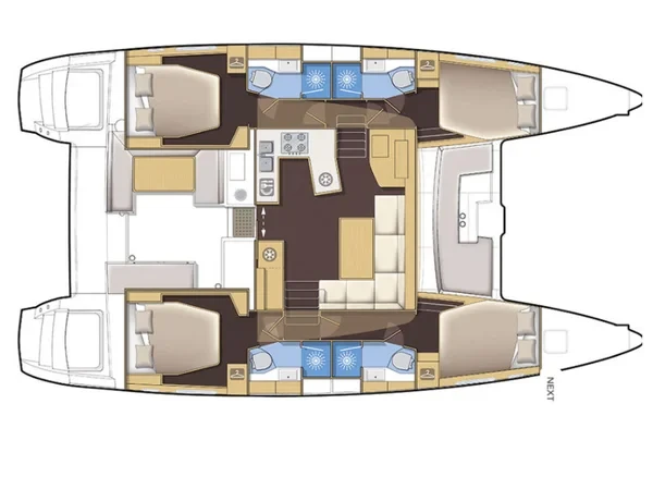 Lagoon 450  Flybridge - Yacht Charter Sailica