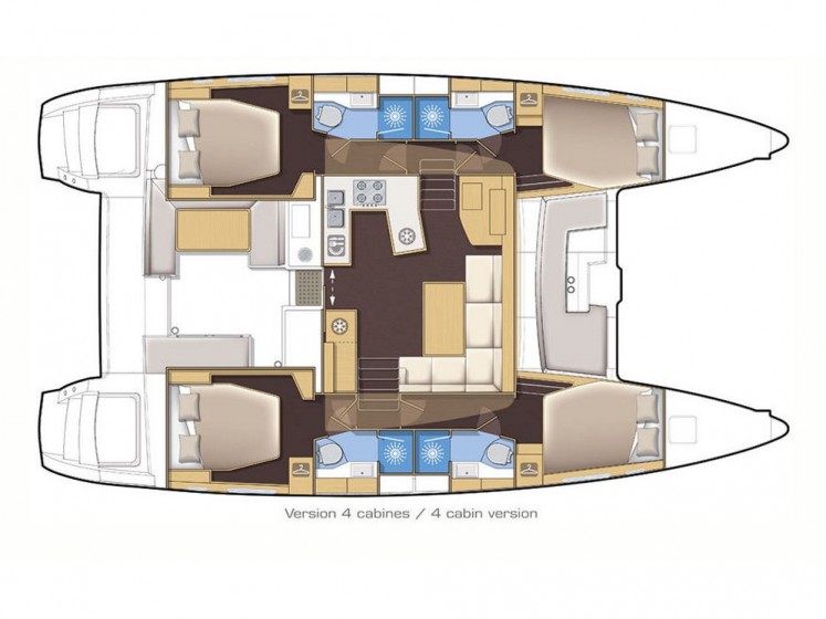 Lagoon 450  Flybridge - Yacht Charter Sailica