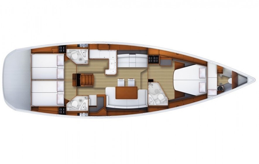 Jeanneau 53 - Yacht Charter Sailica