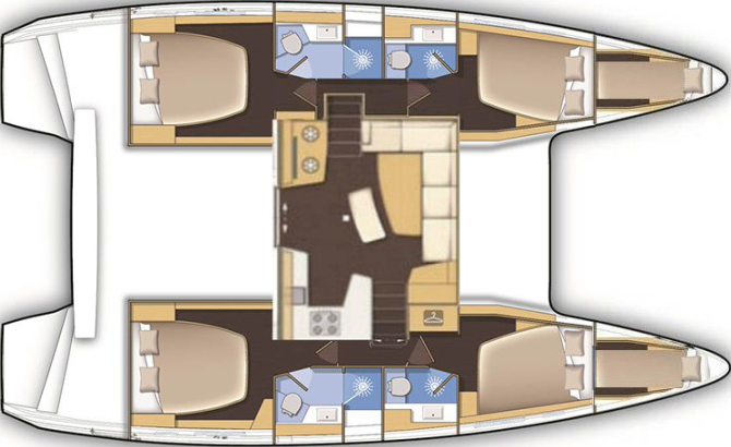 Lagoon 42 - Yacht Charter Sailica